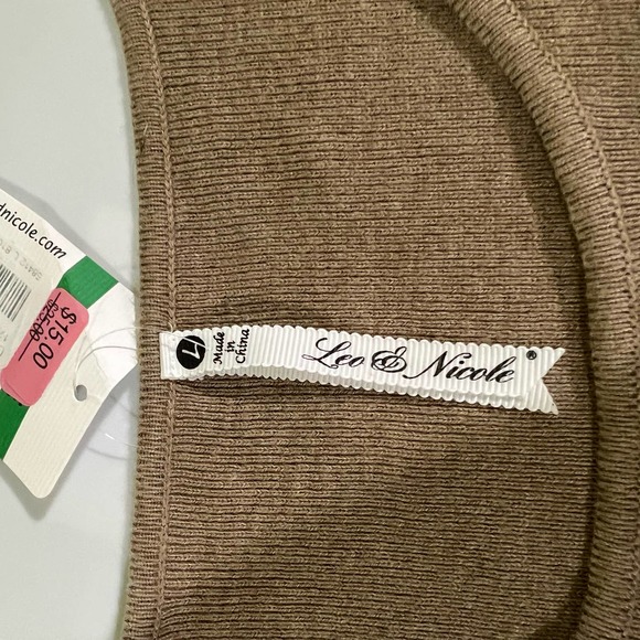 Leo and Nicole Cardigan Tank Set Size Large - Picture 4 of 4